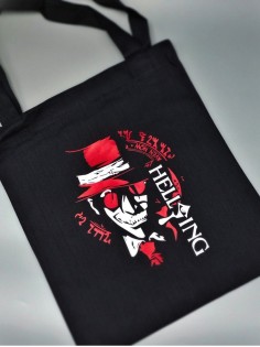 "Толстовки, свитшоты и худи Sharp&Shop" Сумка шоппер черный Аниме женская