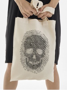 "Толстовки, свитшоты и худи Sharp&Shop" Сумка шоппер бежевый Аниме женская