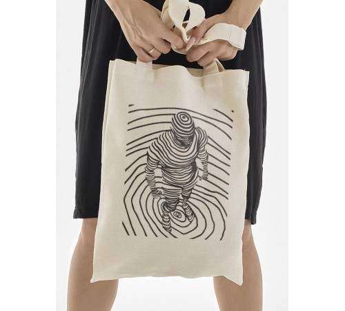 "Толстовки, свитшоты и худи Sharp&Shop" Сумка шоппер бежевый Аниме женская