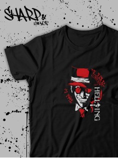 "Толстовки, свитшоты и худи Sharp&Shop" Футболка Аниме мужская женская чёрная