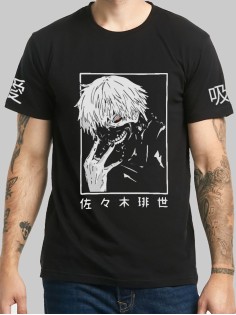 "Толстовки, свитшоты и худи Sharp&Shop" Футболка Аниме мужская женская чёрная