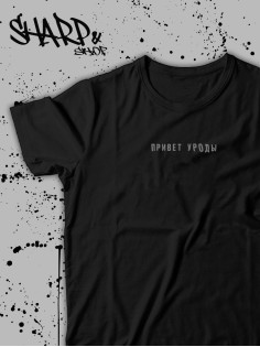 "Толстовки, свитшоты и худи Sharp&Shop" Футболка Аниме мужская женская чёрная