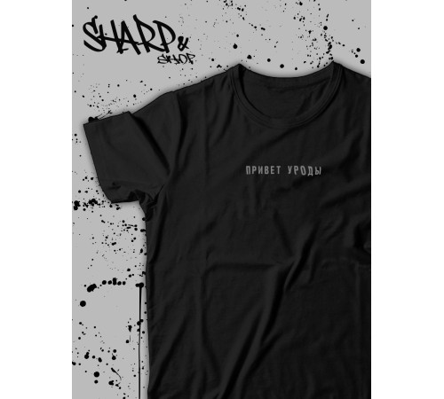 "Толстовки, свитшоты и худи Sharp&Shop" Футболка Аниме мужская женская чёрная