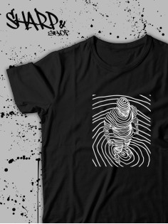 "Толстовки, свитшоты и худи Sharp&Shop" Футболка Аниме мужская женская чёрная