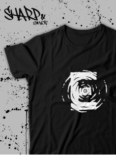 "Толстовки, свитшоты и худи Sharp&Shop" Футболка Аниме мужская женская чёрная