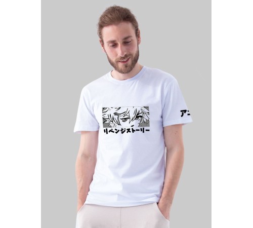 "Толстовки, свитшоты и худи Sharp&Shop" Футболка Аниме мужская женская белая