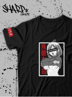 "Толстовки, свитшоты и худи Sharp&Shop" Футболка Аниме мужская женская черная