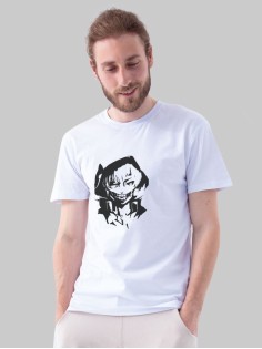 "Толстовки, свитшоты и худи Sharp&Shop" Футболка Аниме мужская женская белая