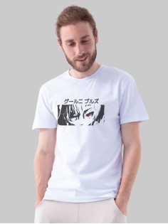 "Толстовки, свитшоты и худи Sharp&Shop" Футболка Аниме мужская женская белая
