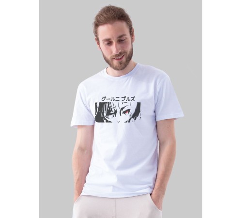 "Толстовки, свитшоты и худи Sharp&Shop" Футболка Аниме мужская женская белая