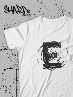 "Толстовки, свитшоты и худи Sharp&Shop" Футболка Аниме мужская женская белая