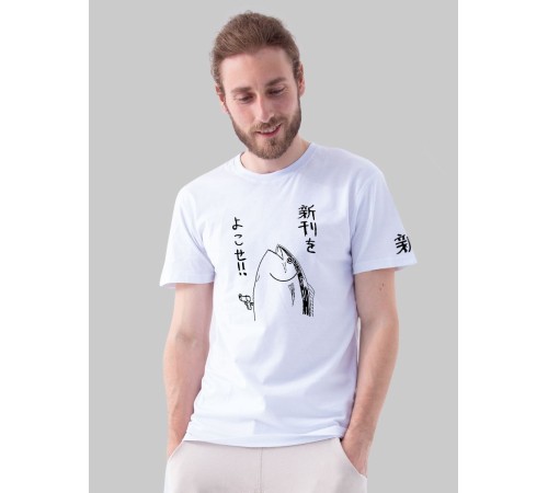 "Толстовки, свитшоты и худи Sharp&Shop" Футболка Аниме мужская женская белая