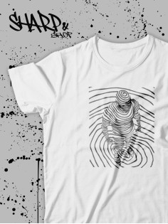 "Толстовки, свитшоты и худи Sharp&Shop" Футболка Аниме мужская женская белая