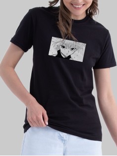 "Толстовки, свитшоты и худи Sharp&Shop" Футболка Аниме мужская женская черная