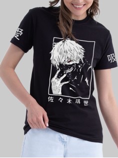 "Толстовки, свитшоты и худи Sharp&Shop" Футболка Аниме мужская женская черная