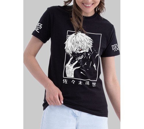 "Толстовки, свитшоты и худи Sharp&Shop" Футболка Аниме мужская женская черная