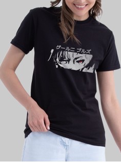 "Толстовки, свитшоты и худи Sharp&Shop" Футболка Аниме мужская женская черная