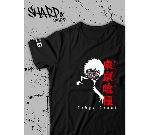 "Толстовки, свитшоты и худи Sharp&Shop" Футболка Аниме мужская женская черная