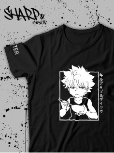 "Толстовки, свитшоты и худи Sharp&Shop" Футболка Аниме мужская женская черная