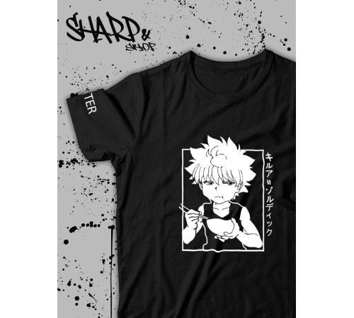 "Толстовки, свитшоты и худи Sharp&Shop" Футболка Аниме мужская женская черная
