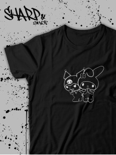 "Толстовки, свитшоты и худи Sharp&Shop" Футболка Аниме мужская женская черная