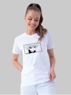 "Толстовки, свитшоты и худи Sharp&Shop" Футболка Аниме белая оверсайз токийский Гуль хантер хантер