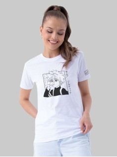 "Толстовки, свитшоты и худи Sharp&Shop" Футболка Аниме белая оверсайз токийский Гуль хантер хантер