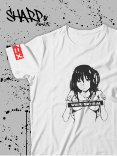"Толстовки, свитшоты и худи Sharp&Shop" Футболка Аниме белая оверсайз токийский Гуль хантер хантер