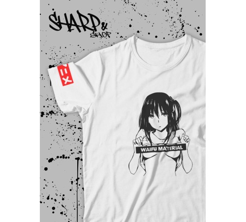 "Толстовки, свитшоты и худи Sharp&Shop" Футболка Аниме белая оверсайз токийский Гуль хантер хантер