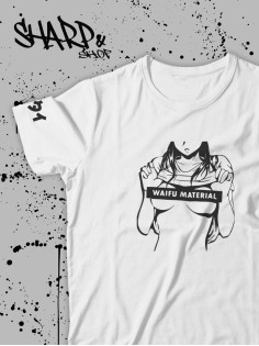 "Толстовки, свитшоты и худи Sharp&Shop" Футболка Аниме белая оверсайз токийский Гуль хантер хантер