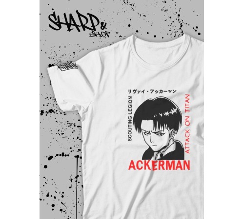 "Толстовки, свитшоты и худи Sharp&Shop" Футболка Аниме белая оверсайз токийский Гуль хантер хантер