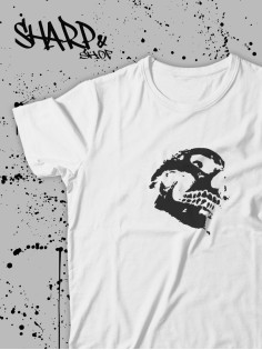 "Толстовки, свитшоты и худи Sharp&Shop" Футболка Аниме белая оверсайз токийский Гуль хантер хантер