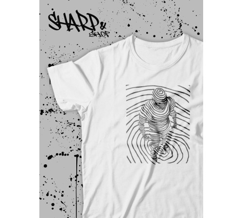 "Толстовки, свитшоты и худи Sharp&Shop" Футболка Аниме белая оверсайз токийский Гуль хантер хантер