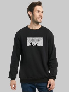 "Толстовки, свитшоты и худи Sharp&Shop" Свитшот Аниме мужской женский чёрный