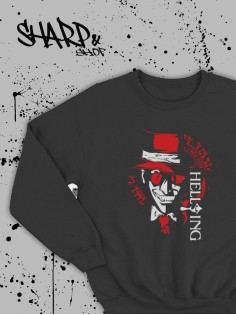 "Толстовки, свитшоты и худи Sharp&Shop" Свитшот Аниме мужской женский чёрный