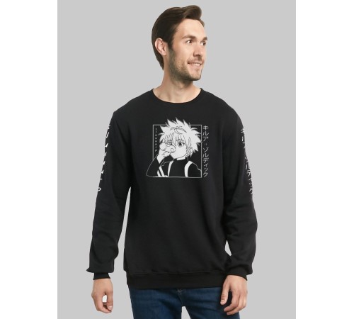 "Толстовки, свитшоты и худи Sharp&Shop" Свитшот Аниме мужской женский чёрный