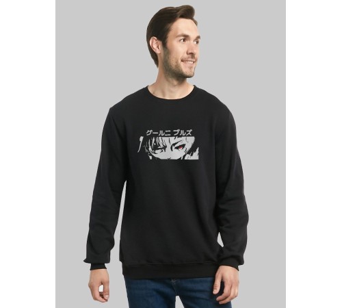 "Толстовки, свитшоты и худи Sharp&Shop" Свитшот Аниме мужской женский чёрный