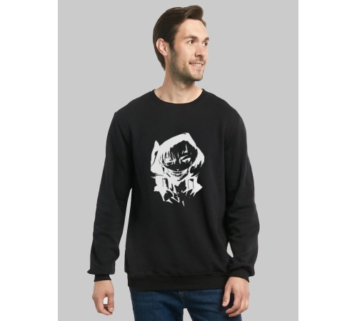 "Толстовки, свитшоты и худи Sharp&Shop" Свитшот Аниме мужской женский чёрный