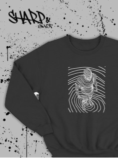 "Толстовки, свитшоты и худи Sharp&Shop" Свитшот Аниме мужской женский чёрный