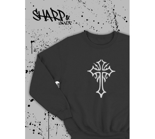 "Толстовки, свитшоты и худи Sharp&Shop" Свитшот Аниме мужской женский чёрный
