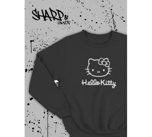 "Толстовки, свитшоты и худи Sharp&Shop" Свитшот Аниме мужской женский чёрный