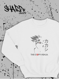 "Толстовки, свитшоты и худи Sharp&Shop" Свитшот Аниме белый оверсайз толстовка кофта с принтом Amine