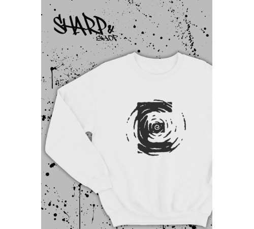 "Толстовки, свитшоты и худи Sharp&Shop" Свитшот Аниме белый оверсайз толстовка кофта с принтом Amine