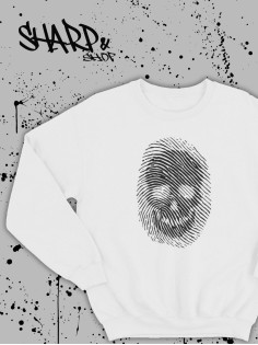 "Толстовки, свитшоты и худи Sharp&Shop" Свитшот Аниме белый оверсайз толстовка кофта с принтом Amine