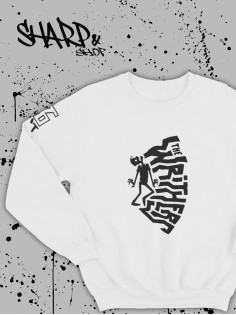 "Толстовки, свитшоты и худи Sharp&Shop" Свитшот Аниме белый оверсайз толстовка кофта с принтом Amine