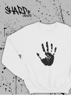 "Толстовки, свитшоты и худи Sharp&Shop" Свитшот Аниме белый оверсайз толстовка кофта с принтом Amine