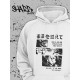 "Толстовки, свитшоты и худи Sharp&Shop" Белое худи Аниме мужское женское кофта