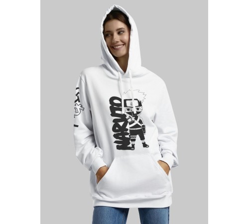 "Толстовки, свитшоты и худи Sharp&Shop" Белое худи Аниме мужское женское кофта