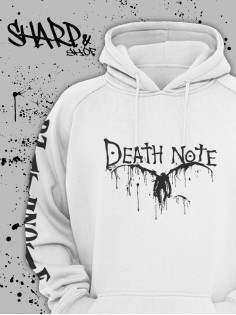 "Толстовки, свитшоты и худи Sharp&Shop" Белое худи Аниме мужское женское кофта