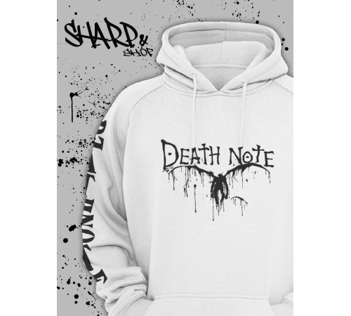"Толстовки, свитшоты и худи Sharp&Shop" Белое худи Аниме мужское женское кофта